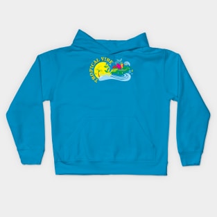 Tropical Vibes in Summer Kids Hoodie